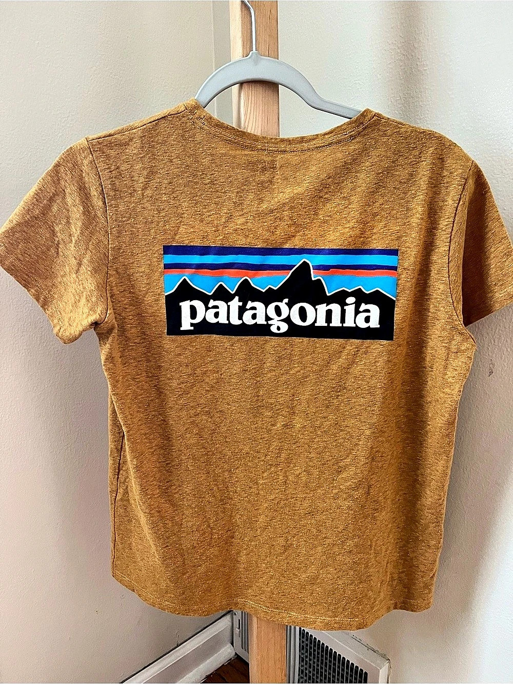 Patagonia P-6 Logo Responsibili-Tee T-Shirt Brown Small